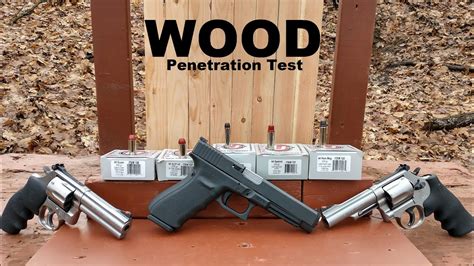 357 hard cast penetration test|357 magnum for deep woods.